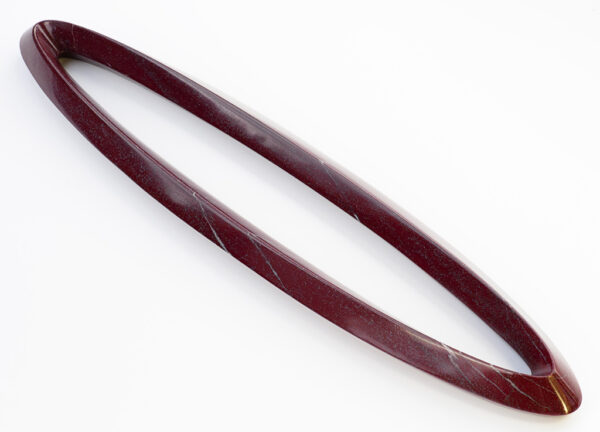 Portafrutta in marmo Rosso Rubino serie Ipazia